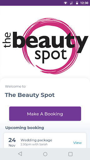 Android application The Beauty Spot screenshort