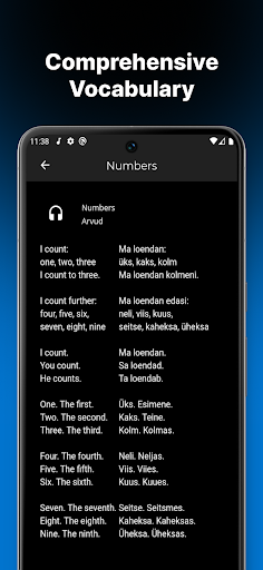 Fast - Speak Estonian Language Screen 3