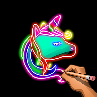 Learn To Draw Glow Animals