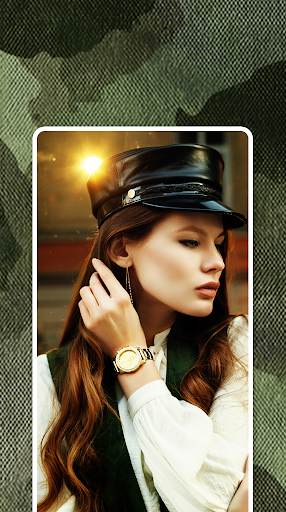 Army Cap Photo Editor Screen 3