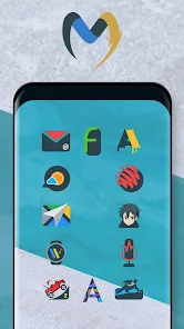 Material UI Dark Icon Pack v1.34 [Patched]