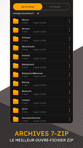 Aperçu de l'application
