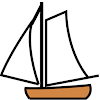 Sailing ships icon