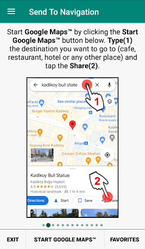 Send to Navigation Screen 2