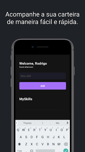 MySkills Screen 2