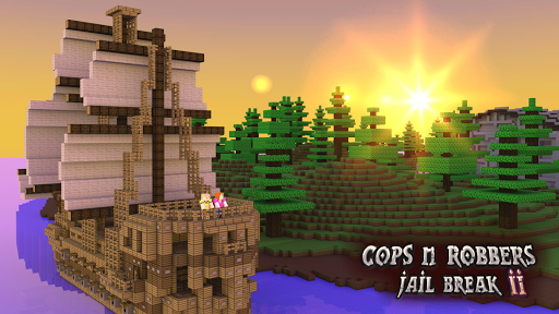 Cops N Robbers: 3D Pixel Prison Games 2 screenshots 4