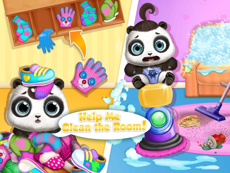 Малышка панда новости. Малыш Панда игра. Игра няня Панда. Малышка Панда. Panda Lu Baby Bear Care 2 - Babysitting & Daycare.