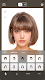 screenshot of Hairstyle Try On: Bangs & Wigs