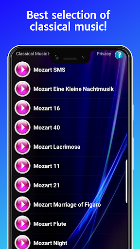 Android application Classical Music Ringtones screenshort
