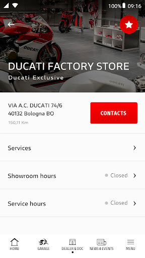 MyDucati Screen 3