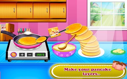 Sweet Pancake Maker - Breakfast Food Cooking Game