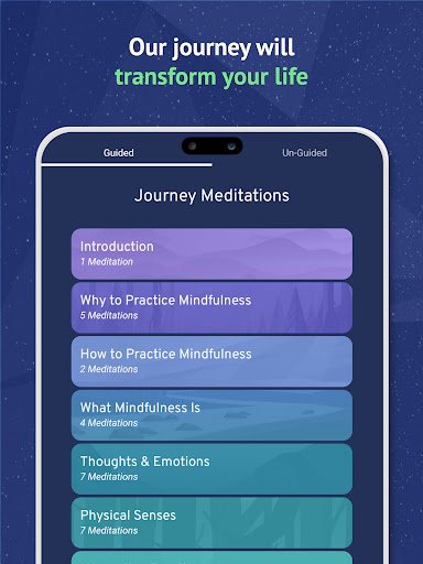 Screenshot of Brightmind Meditation