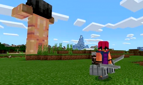 Captura de Pantalla 6 Attack on Titans Mod for MСPE android