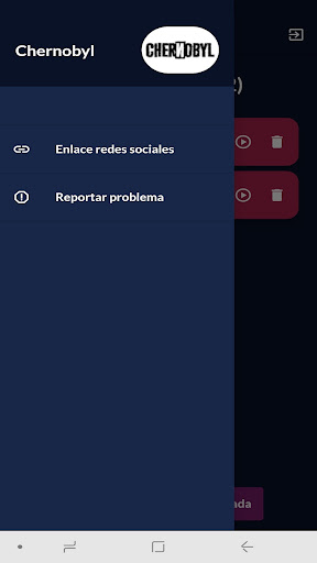 Android application RED+d difusión (Artistas) screenshort