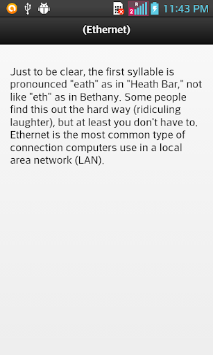 Computer Hardware Dictionary Screen 3