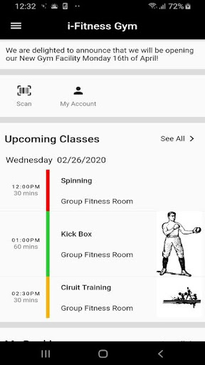 Android application i-Fitness Gym screenshort