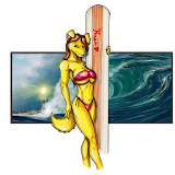 Sexy Tsunami Surfer icon