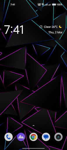 Android application Social Wallpaper screenshort