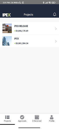 IPEX-Industry Payment Exchange Screen 2