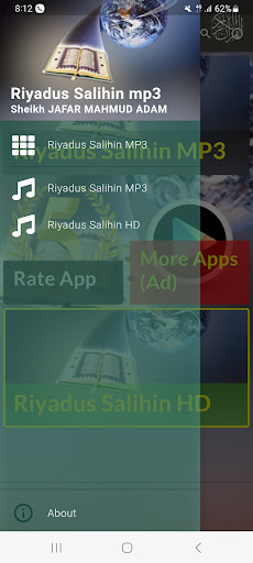Android application Riyadus Saliheen in Hausa MP3 screenshort