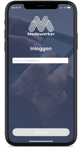 Android application Medewerker screenshort