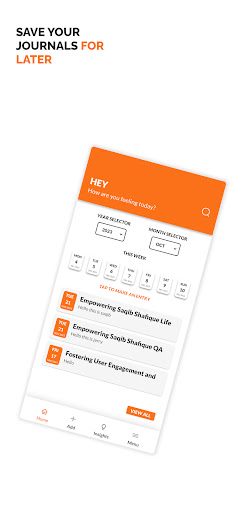 Android application Monarch Journal screenshort