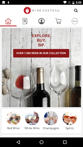 Android application Wine Chateau screenshort