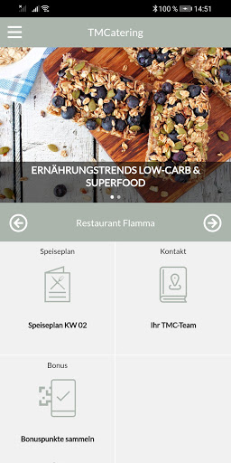 TMCatering Screen 2