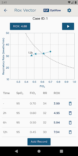 Android application F&P ROX Vector screenshort