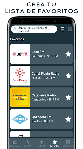 Captura de Pantalla 4 Radios de España en directo FM android