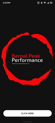 Android application Bernal Peak Performance screenshort