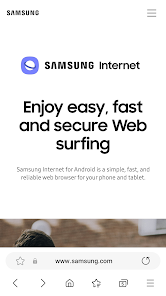 Samsung Internet, Aplicativos e Serviços