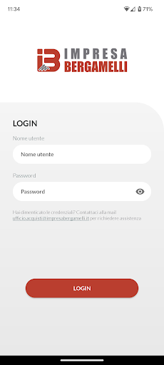 Android application Impresa Bergamelli screenshort