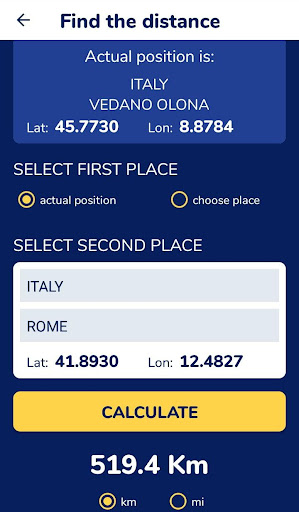 Find the distance Screen 2