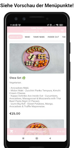 YaMe Sushi Screen 3