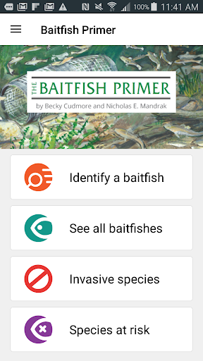 Android application Baitfish Primer screenshort