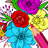 Flowers Color by Number - Colorscapes Paint Art icon