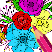 Flowers Color by Number - Colorscapes Paint Art