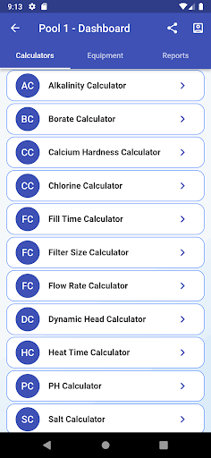 Pool Chemical Calculator Screenshot 1 - AppWisp.com