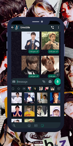 Sangyeon Animated WASticker Screen 2