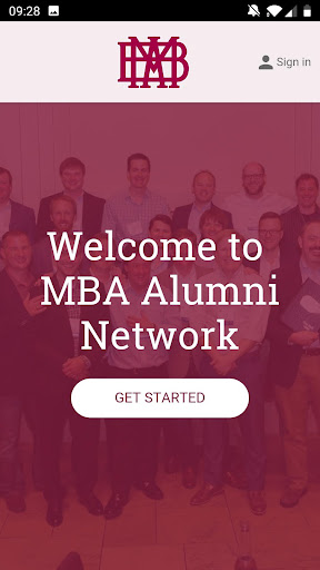 MBA Alumni Network Screen 2