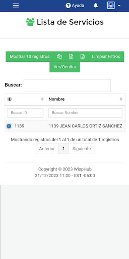 Kw Services RD App Screen 2