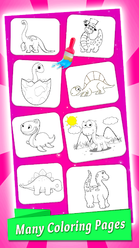 Dinosaurs Coloring Book Screenshot