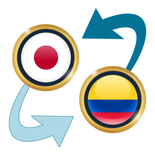 Japan Yen x Colombia Peso logo