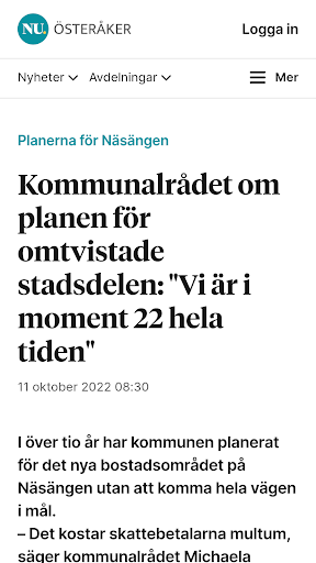 Nu i Österåker Screen 3
