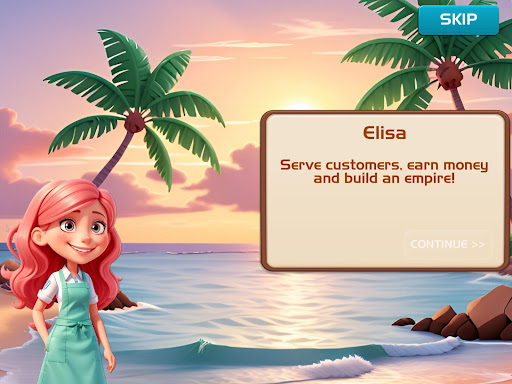 Android application Beach Fast Food Cooking Tycoon screenshort