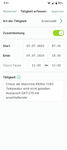 fieldux mobile Screen 2