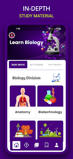 Screenshot of Learn Biology All Division