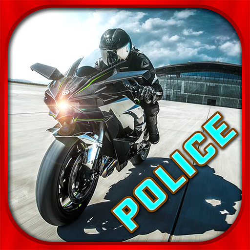 Crime City 3D Police Motorbike  Icon