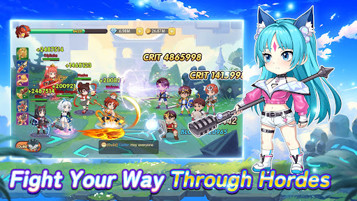 Angry Purrs Idle RPG! Screen 2